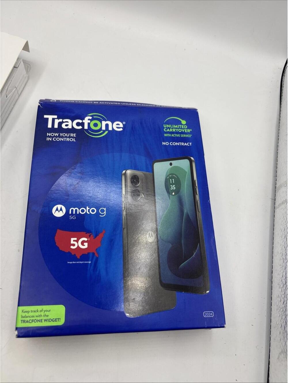 Tracfone Motorola Moto G Power 5G 2024 - 128GB forest Gray